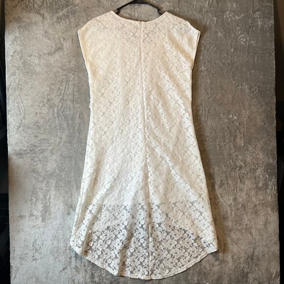 Ariat Women’s White Lace Hi Low Dress Size Small - Picture 7 of 10